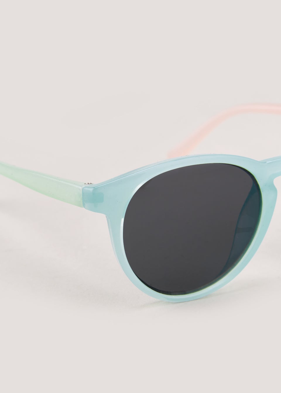 Kids Blue Neon Keyhole Sunglasses (3+yrs)