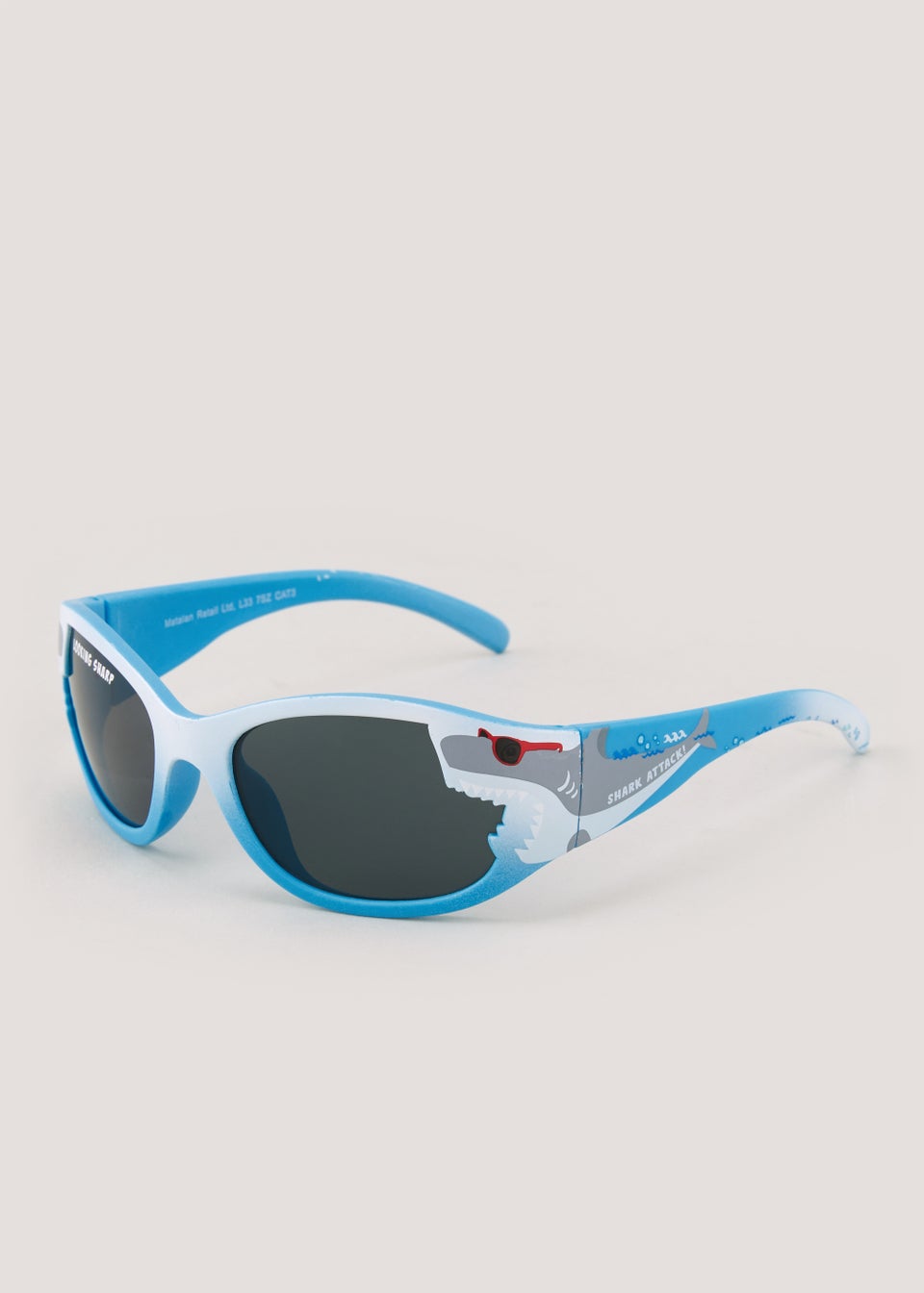 Kids Blue Shark Sunglasses (3-10yrs)