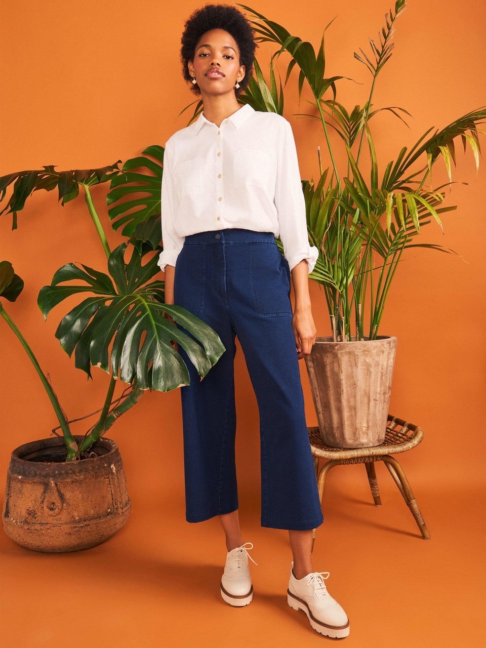 Jerseyhose Belle mit weitem Bein