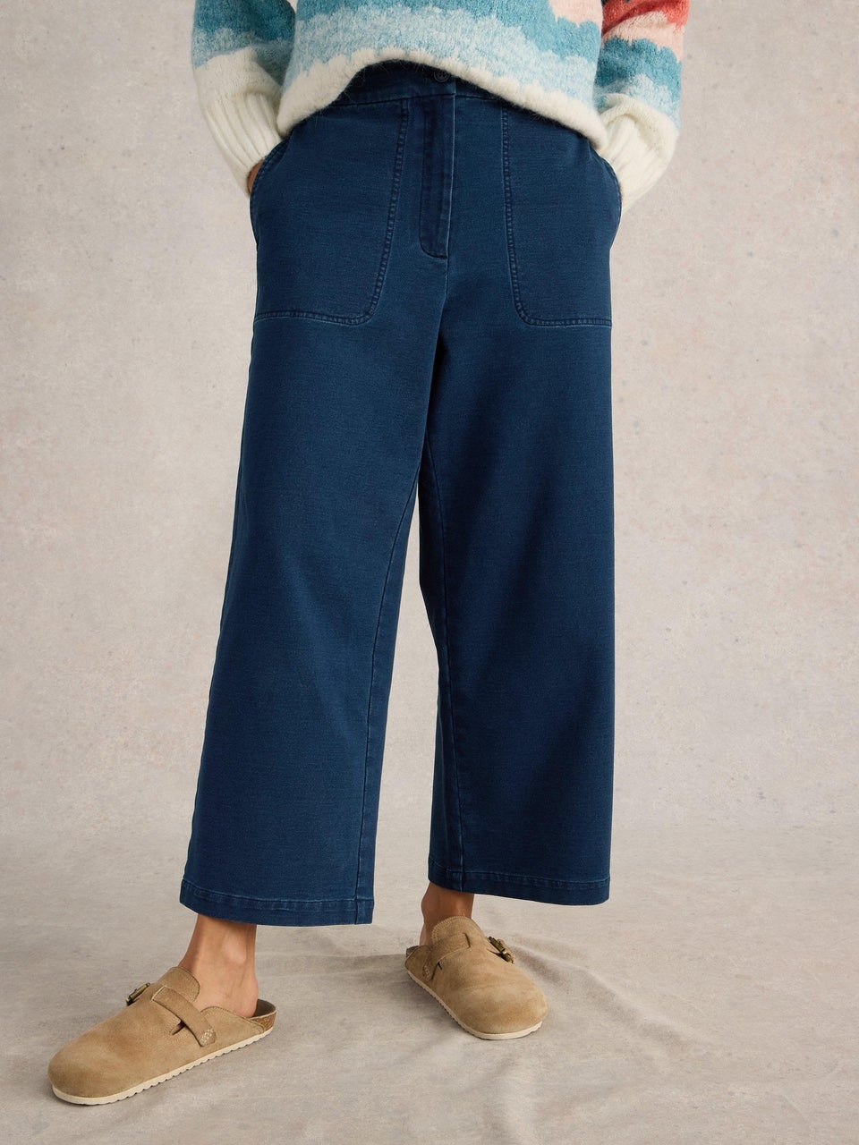 Jerseyhose Belle mit weitem Bein