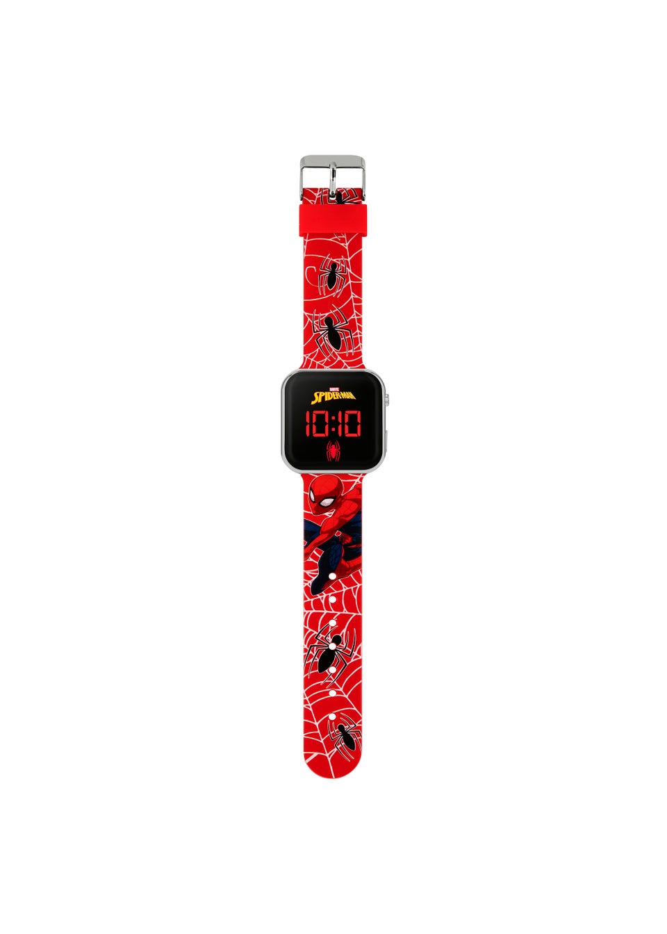 Kids Red Spider-Man LCD Tracker Watch