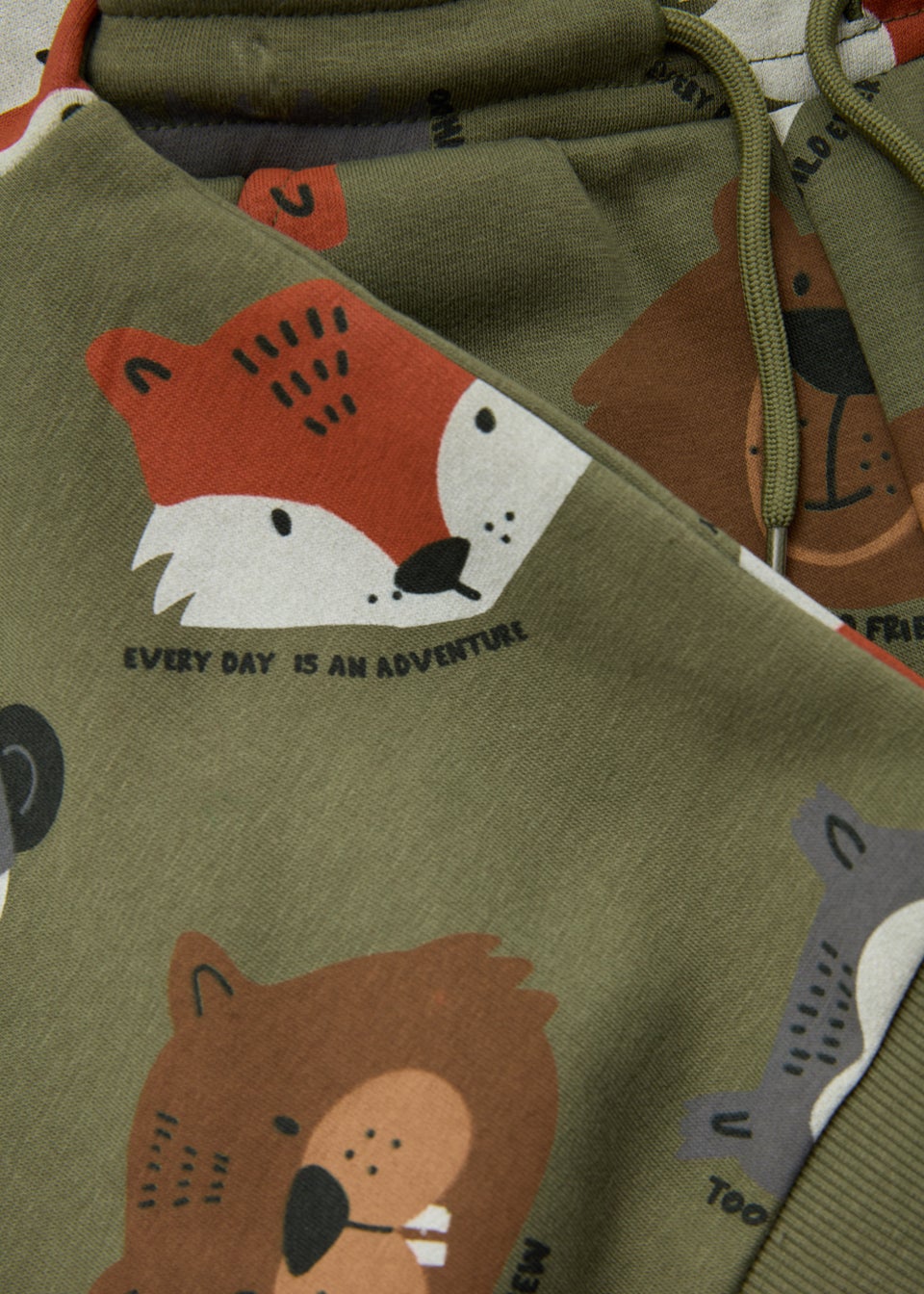 Boys Green Animal Adventure Sweatshirt & Joggers Set (9mths-6yrs)