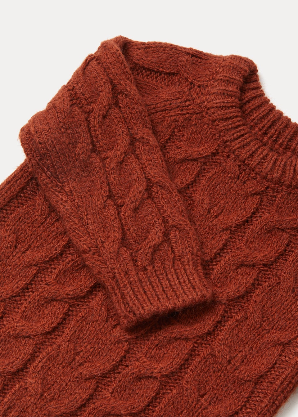 Boys Rust Cable Knit Jumper (9mths-6yrs)