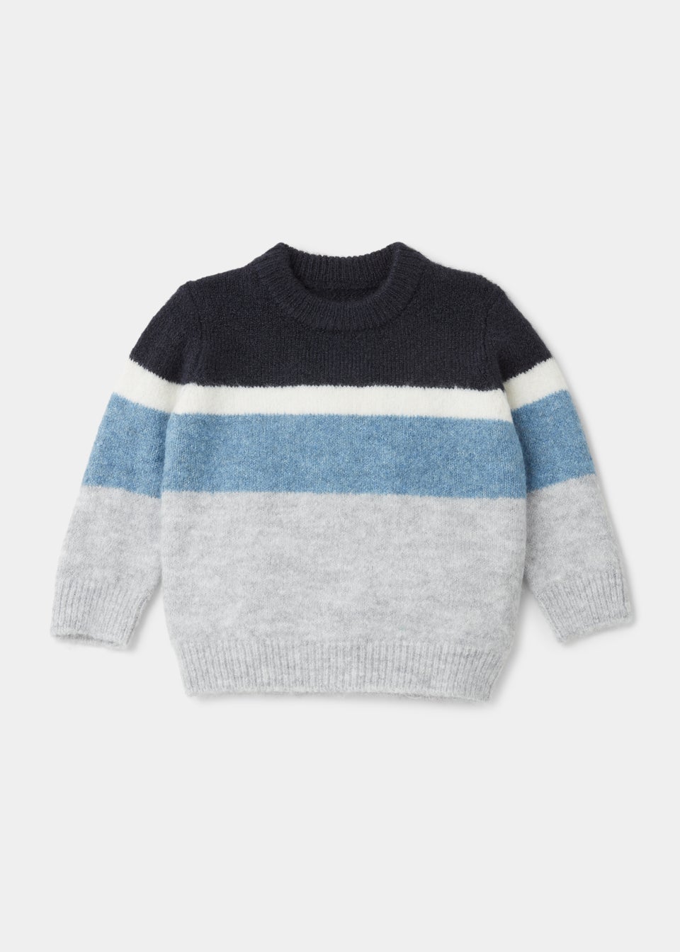 Colour Block Chunky Knitted Jumper (9mths-6yrs)