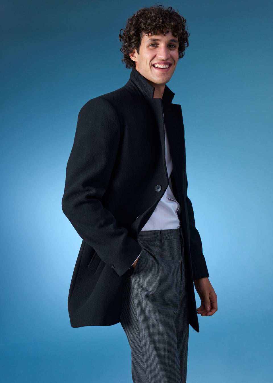 Mens wool coats matalan shop