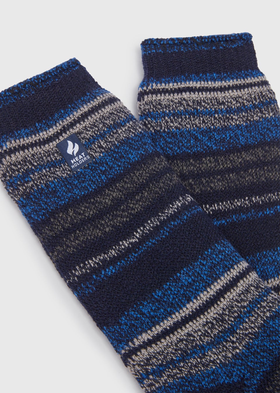 Heat Holders Navy Stripe Socks