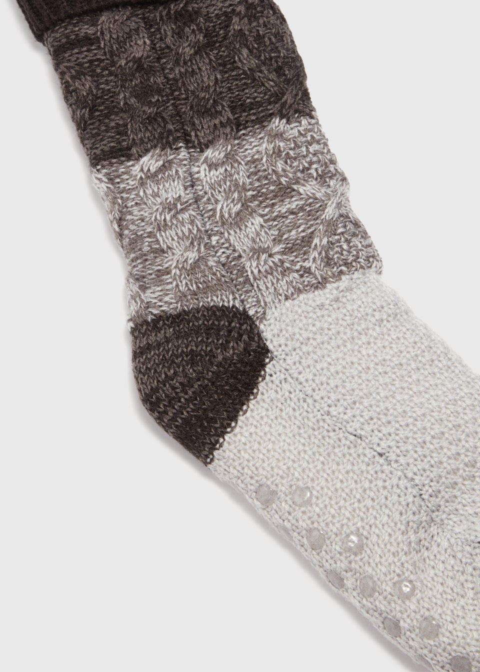 Grey Borg Lined Socks