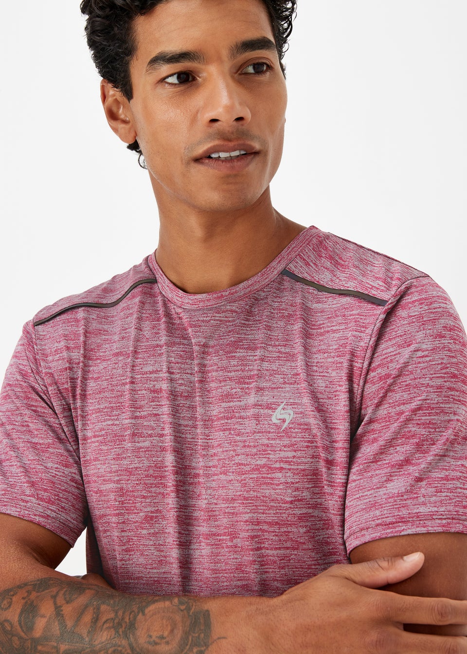 Souluxe Berry Panel Sports T-Shirt