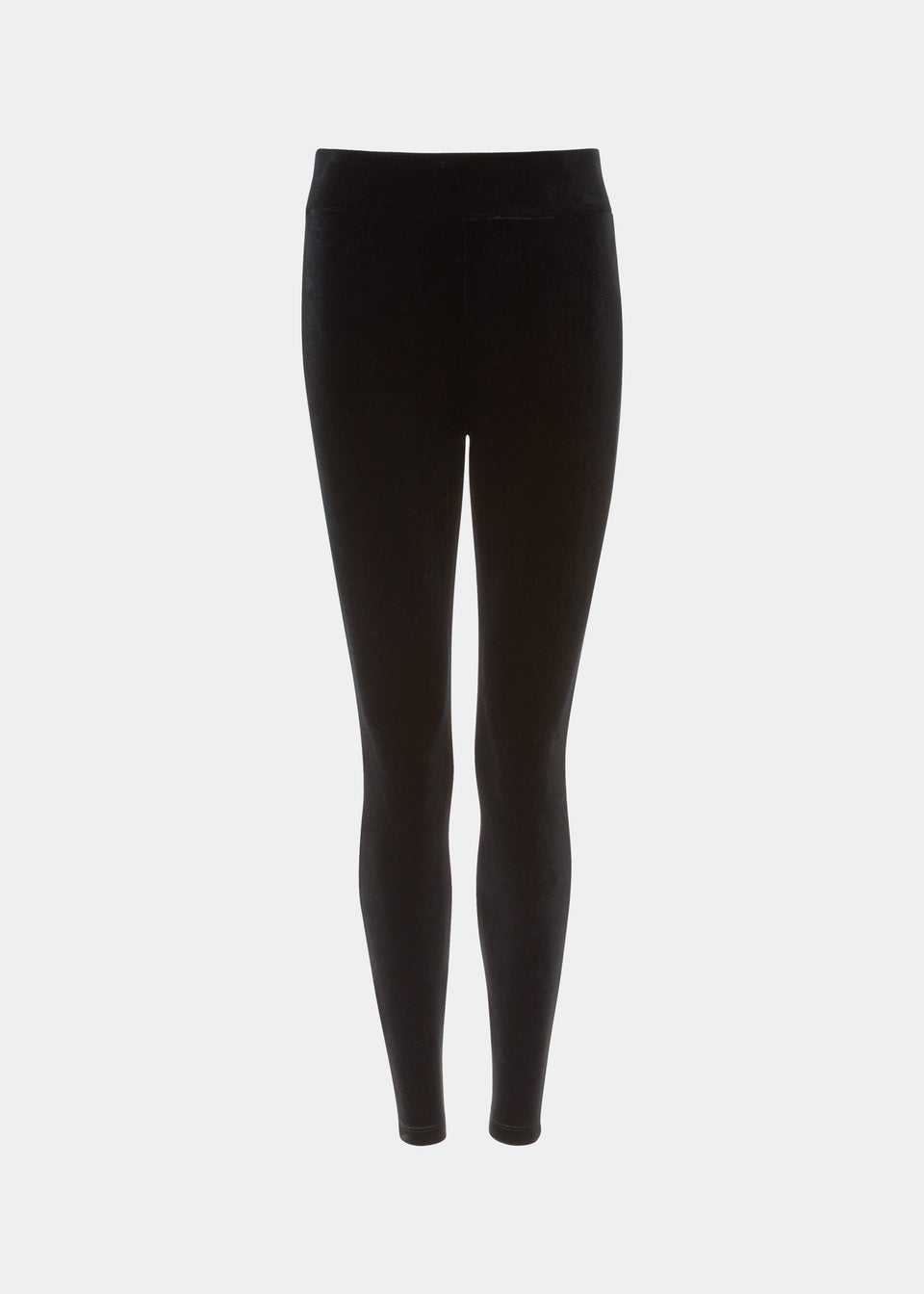 Black Velvet Leggings