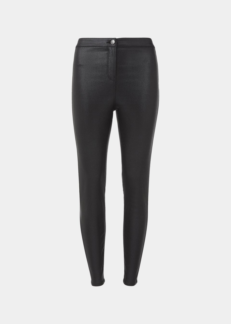 Jessie Black Sparkle Coated Trousers