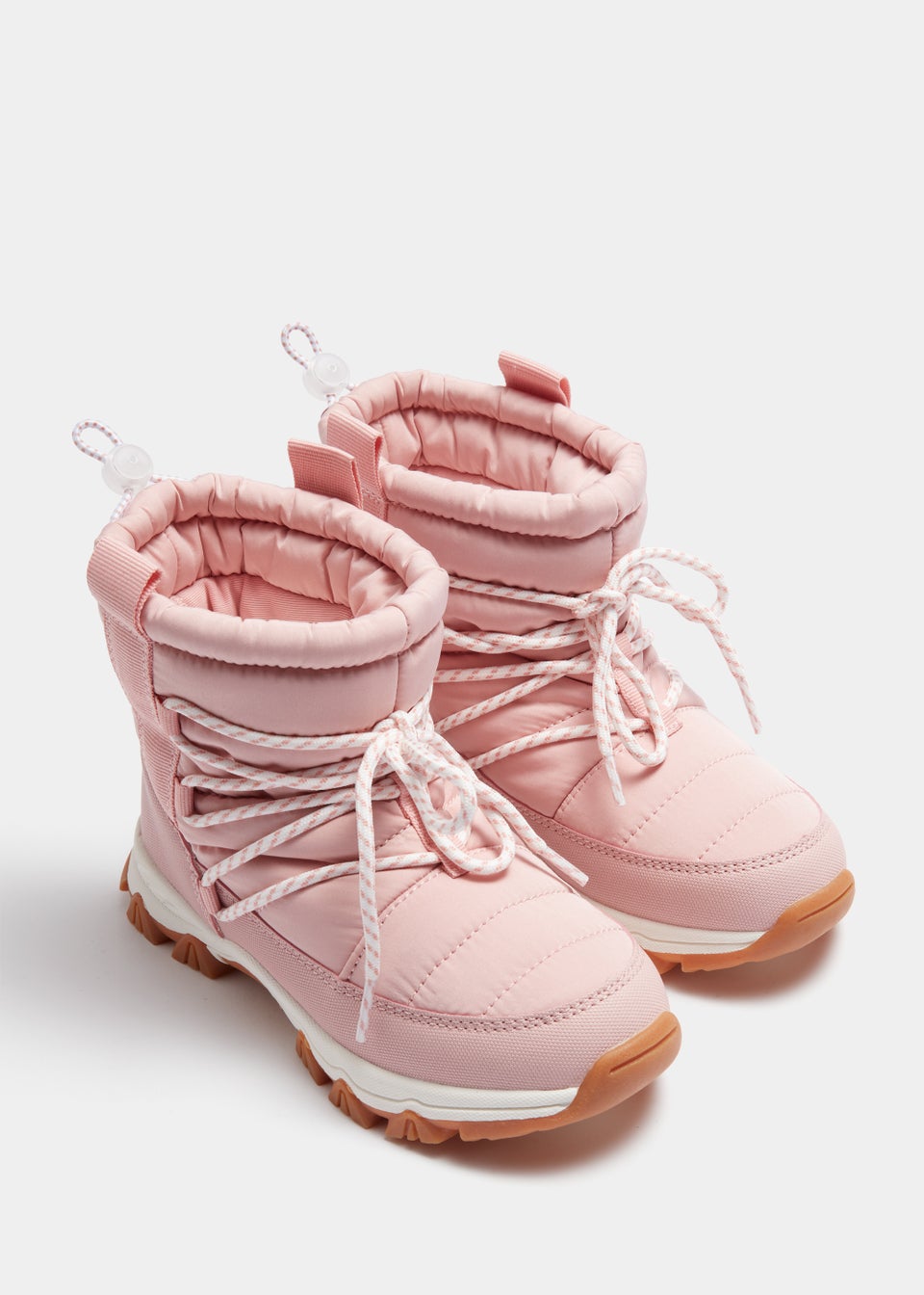 Girls Pink Snow Boots (Younger 8-Older 2)