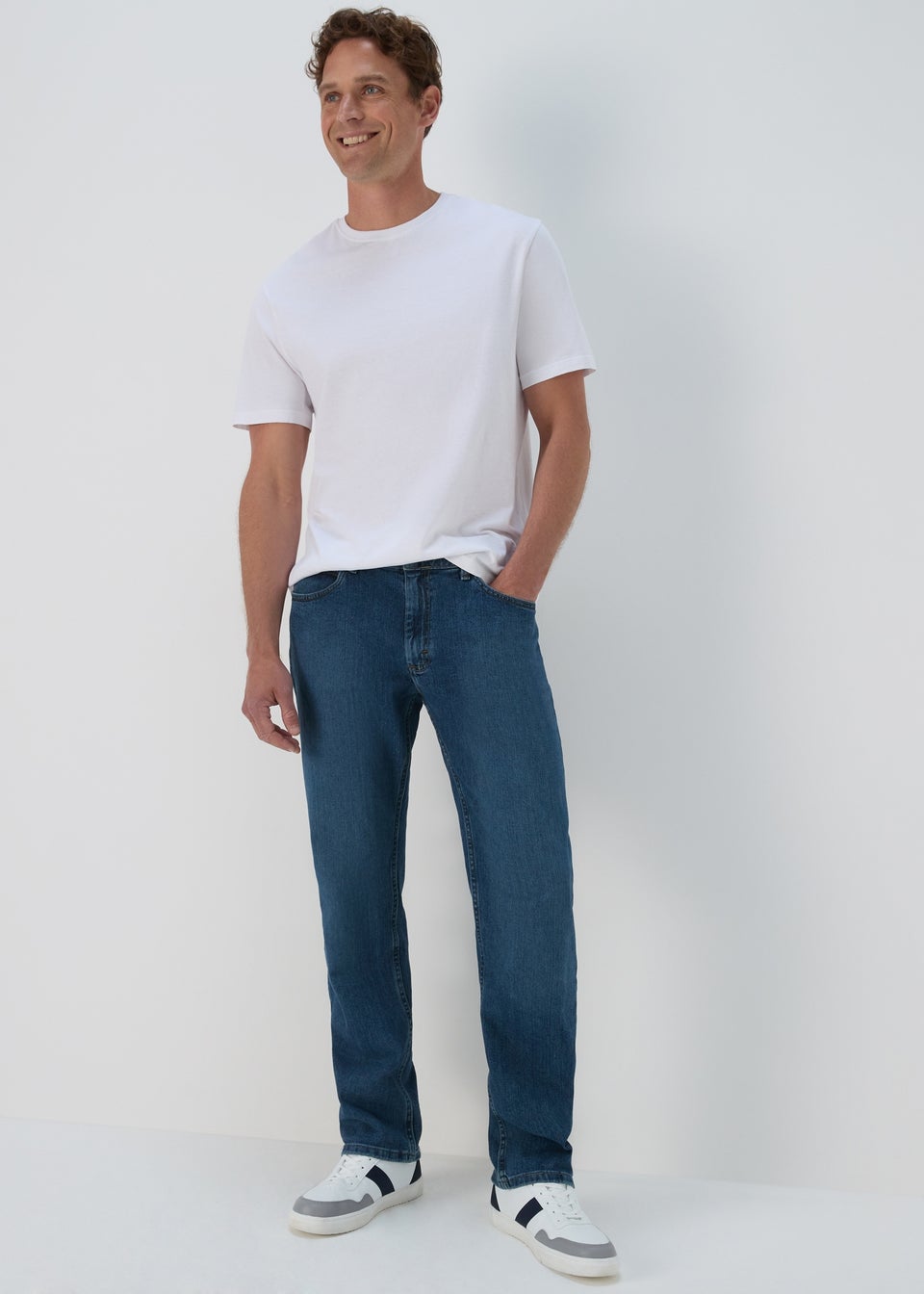 Lee Mid Wash Straight Fit Jeans