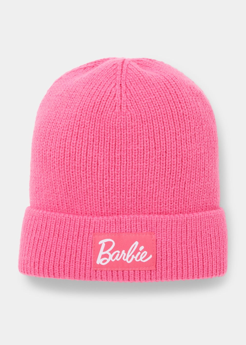 Girls Pink Barbie Beanie Hat (3-13yrs)