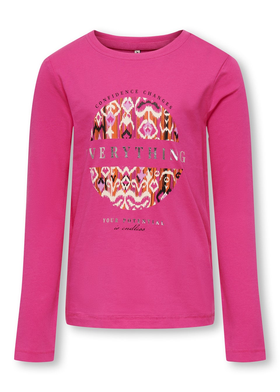 ONLY Kids Pink Print Long Sleeve T-Shirt (5-14yrs)