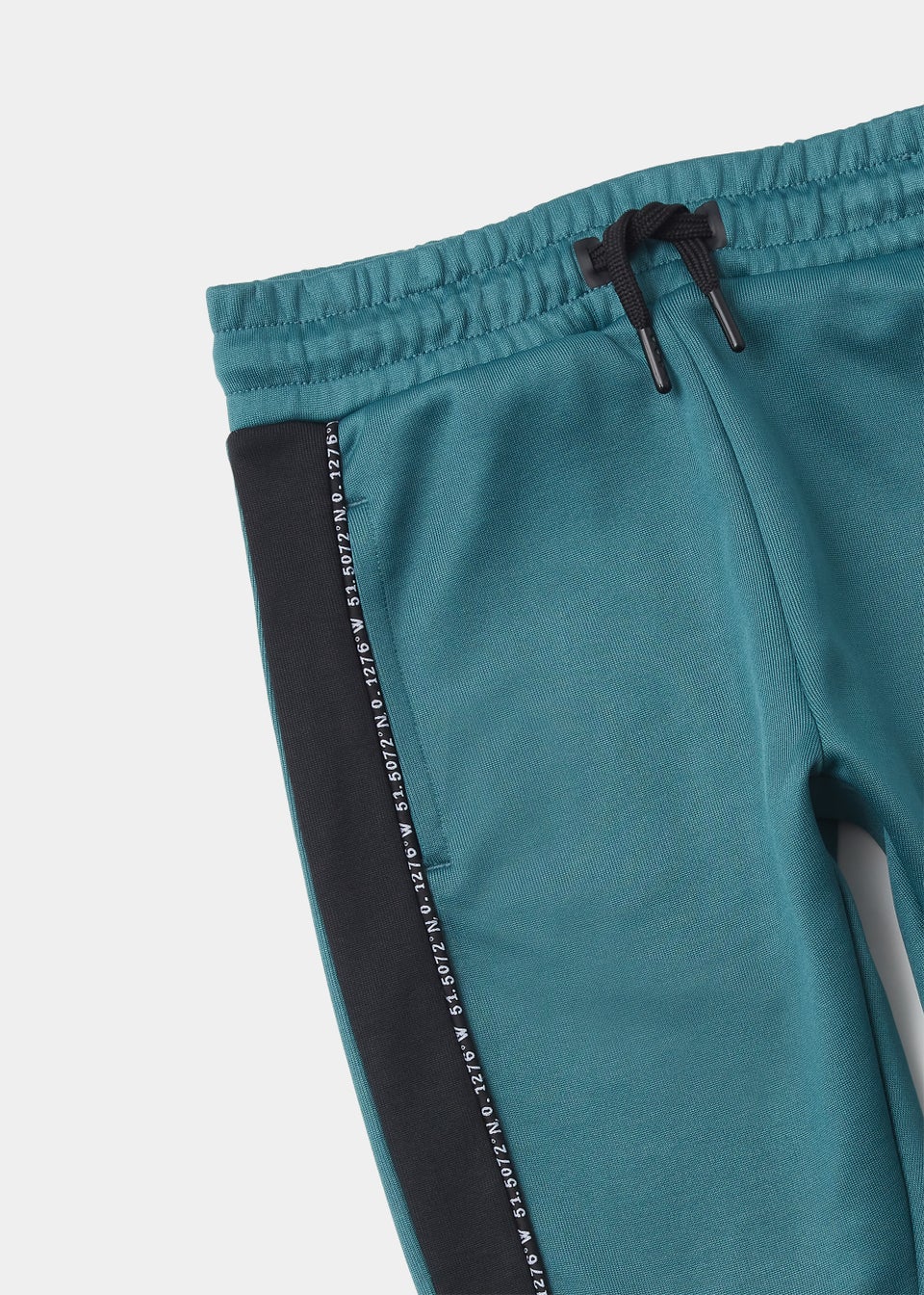Boys Teal Tricot Sports Co-Ord Joggers (4-13yrs)
