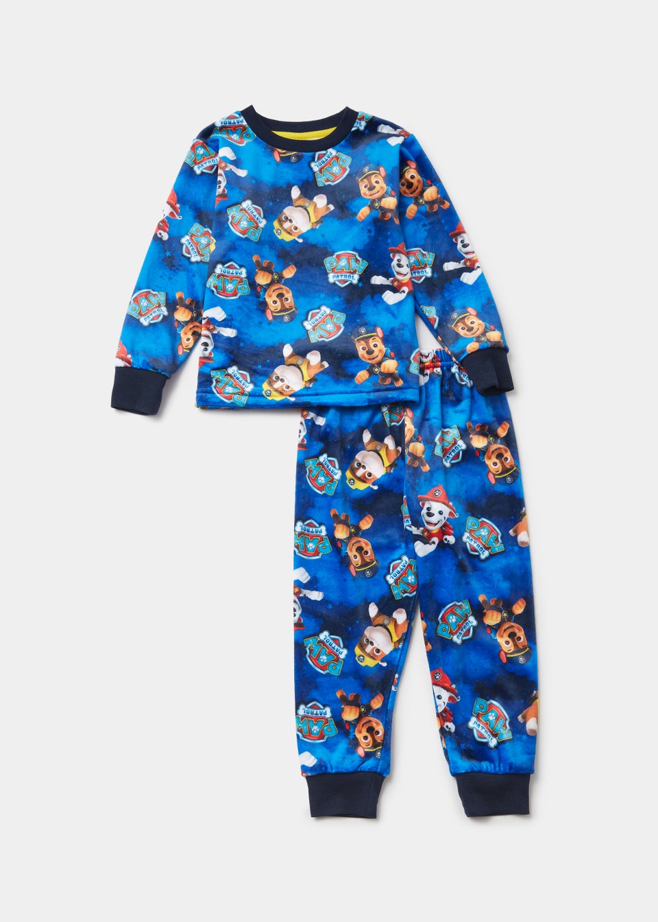 Kids Blue Paw Patrol Fleece Pyjama Set (9mths-6yrs)