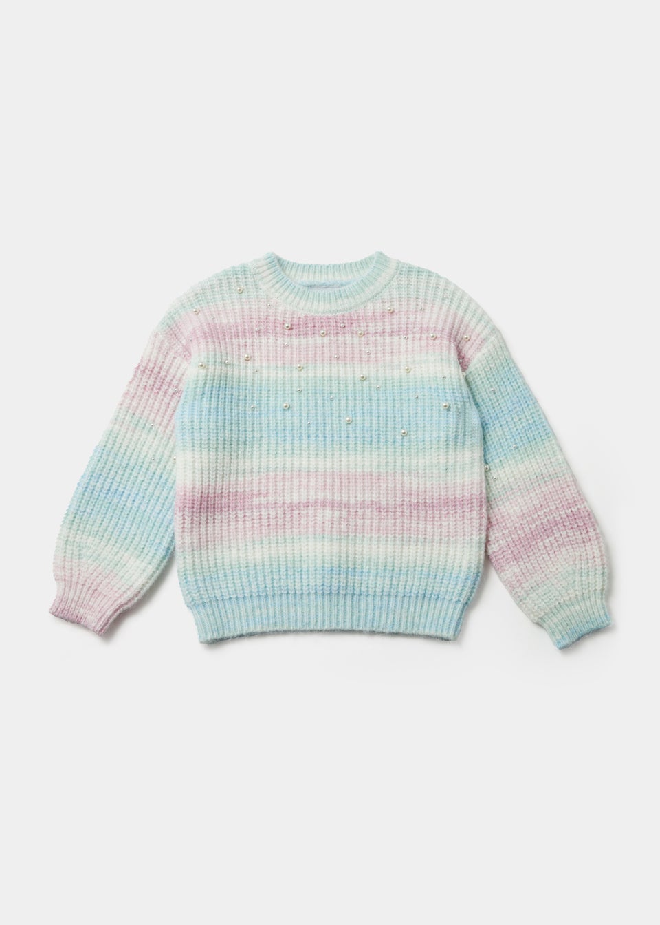 Girls Multicoloured Ombre Pearl Jumper (4-13yrs)