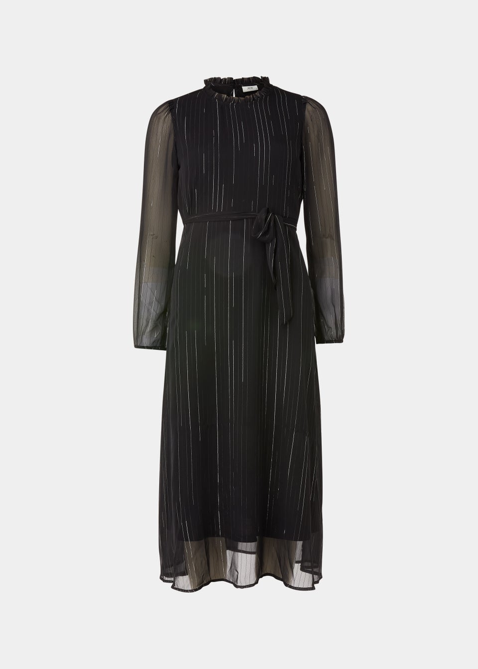 JDY Cody Black Long Sleeve Midi Dress