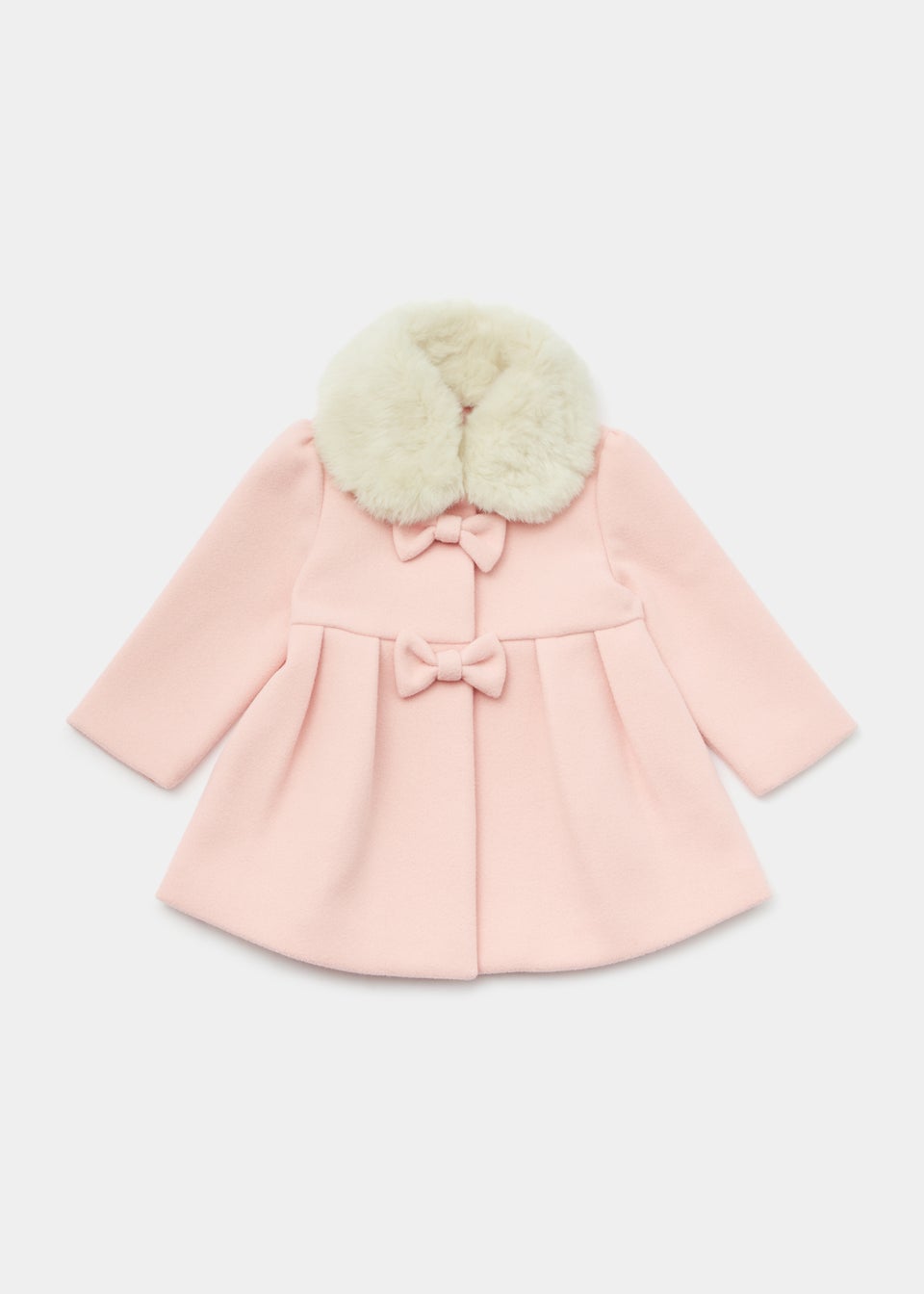 Girls Pink Traditional Coat (9mths-6yrs)