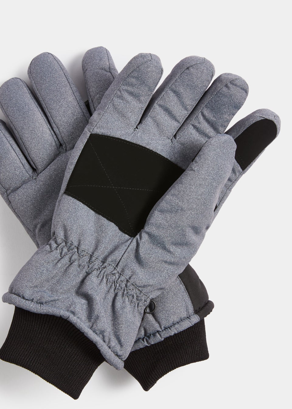 Grey Ski Gloves