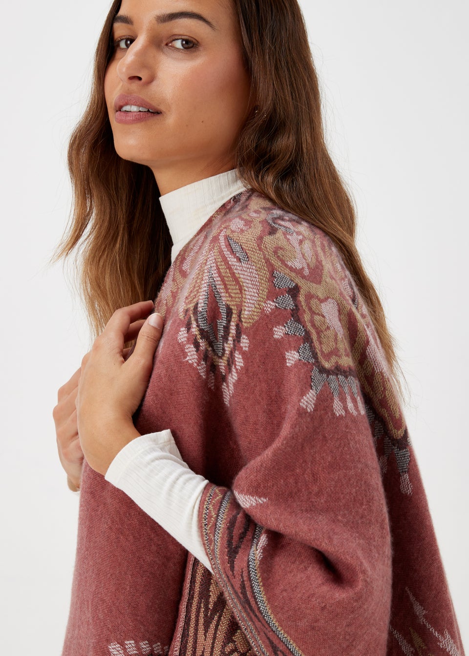 Multicoloured Paisley Shawl