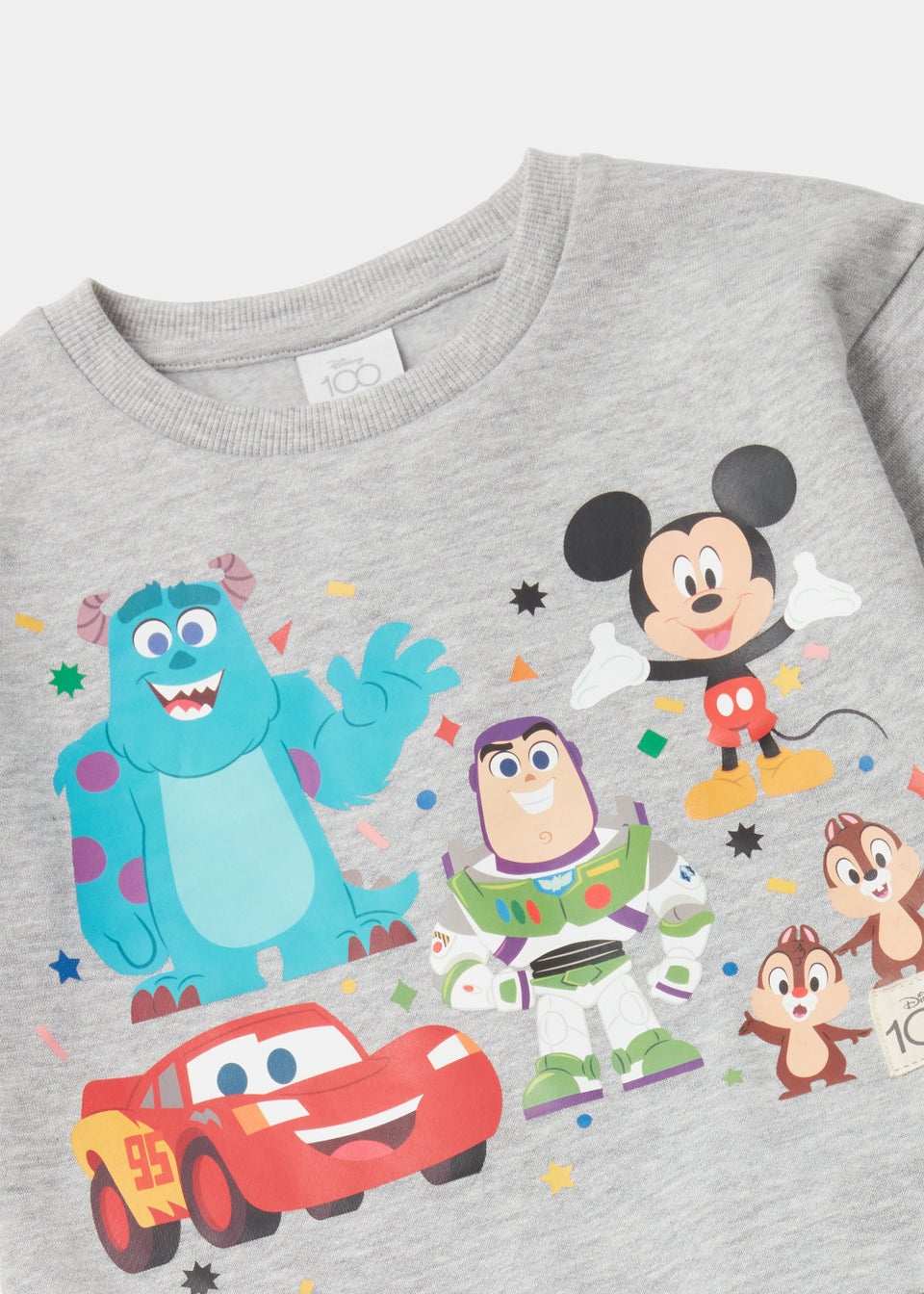Kids Grey Disney Print Sweatshirt & Joggers Set (9mths-6yrs)