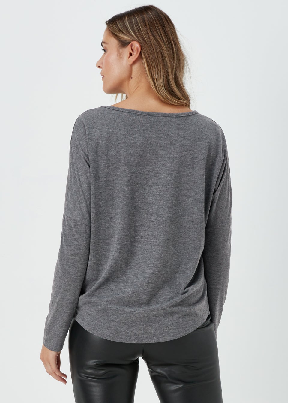 Grey Scatter Star Long Sleeve T-Shirt