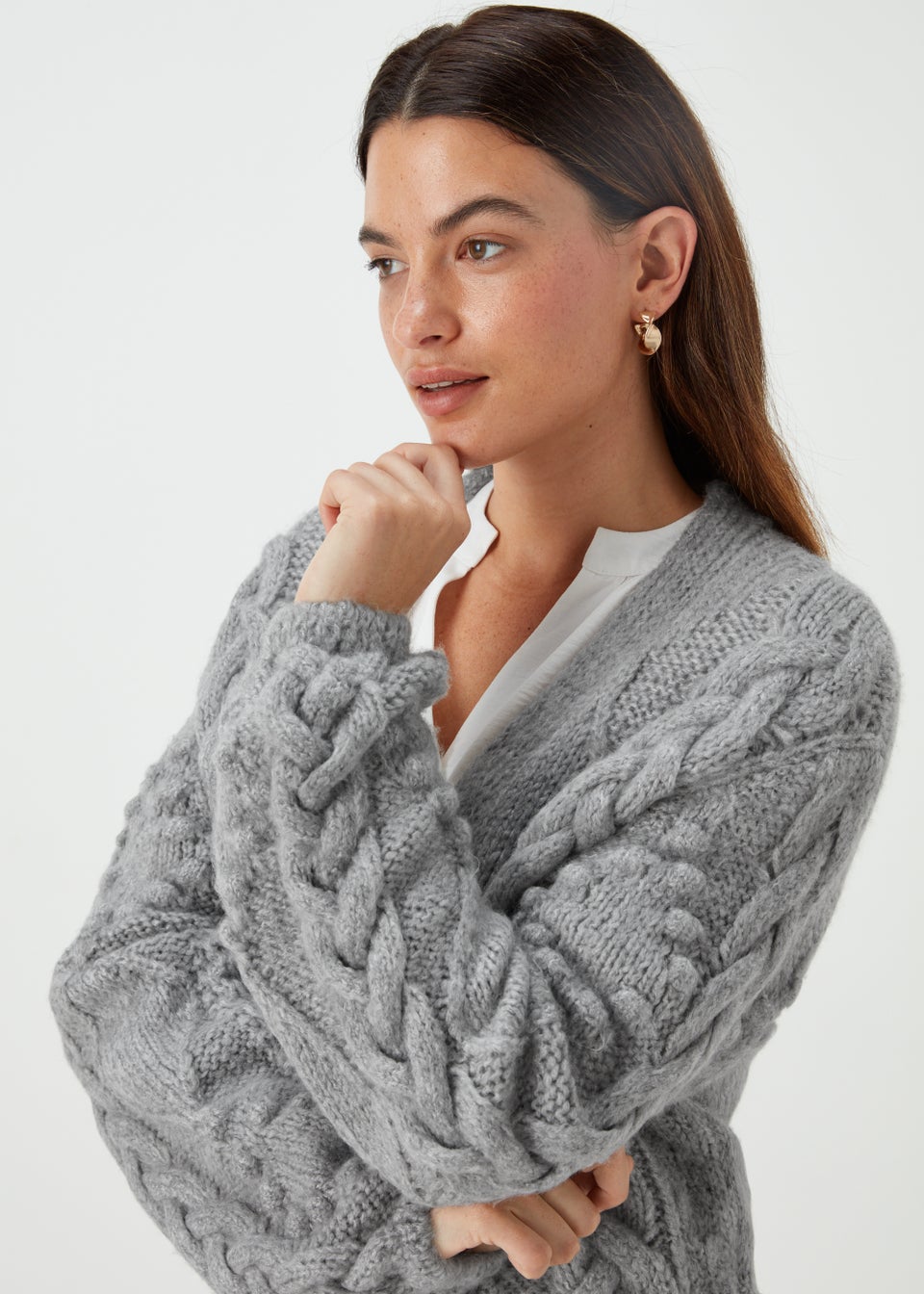 Grey cardigan matalan sale