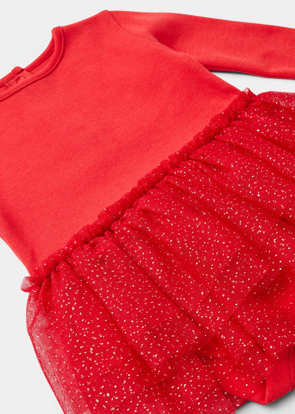 Baby Red Glitter Tutu Bodysuit (Newborn-18mths)