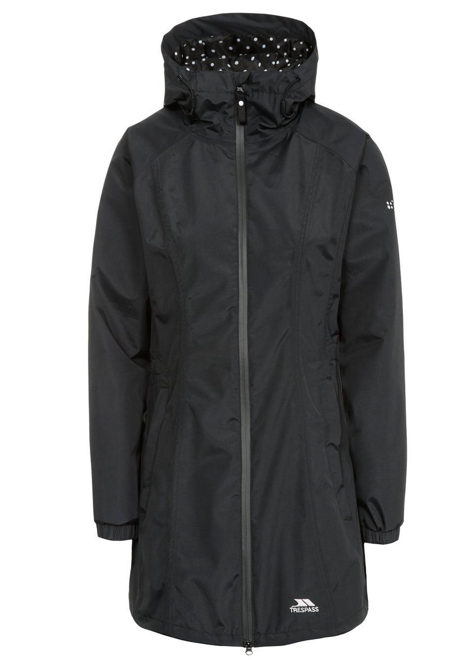 Trespass Daytrip Black Waterproof Lightweight Jacket