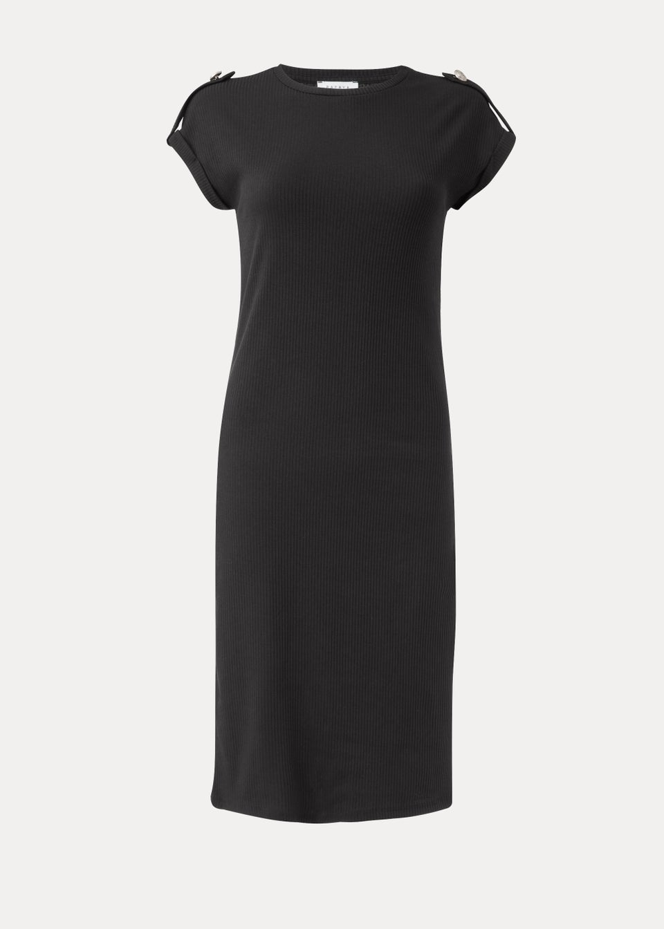 Papaya Petite Black Tab Jersey Midi Dress