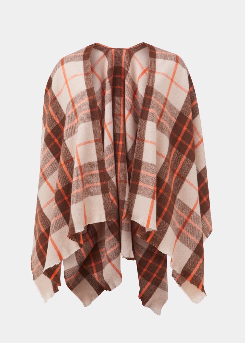 Multicoloured Check Shawl