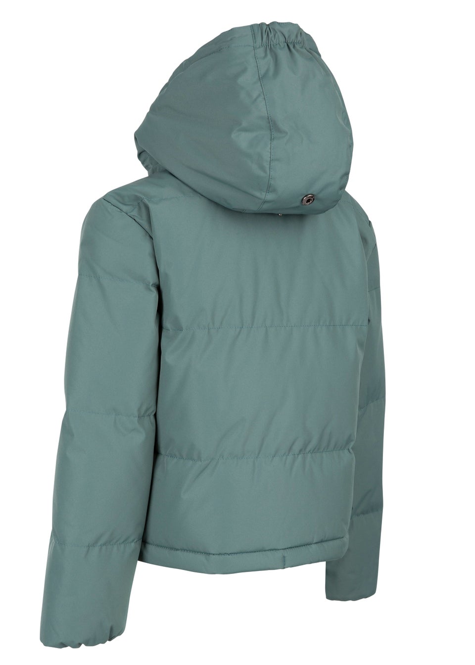 Kids Green Missie Quilted Cropped Jacket (2-12yrs)