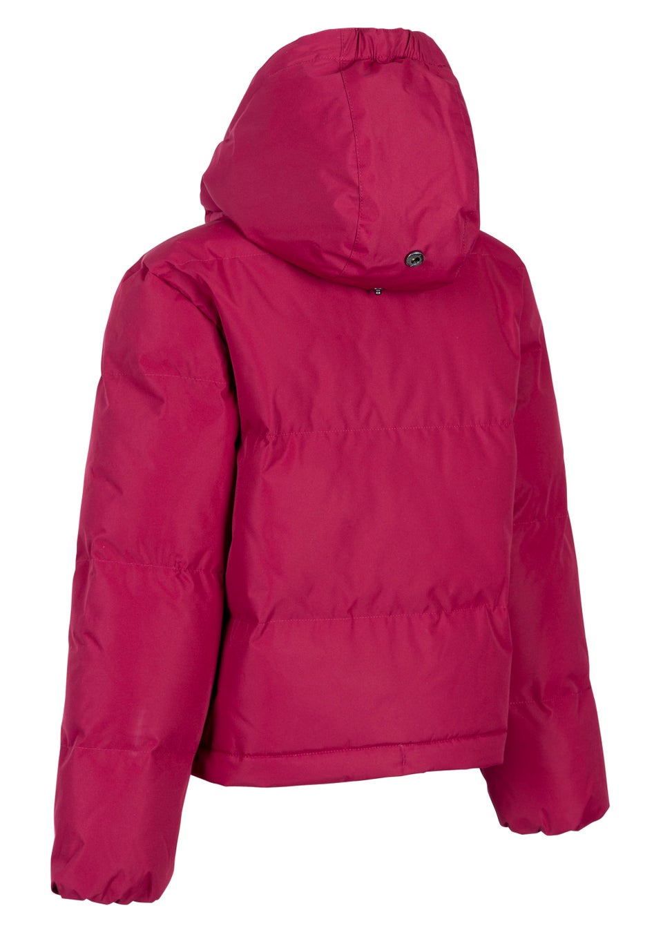 Kids Trespass Red Missie Quilted Cropped Jacket (2-12yrs)