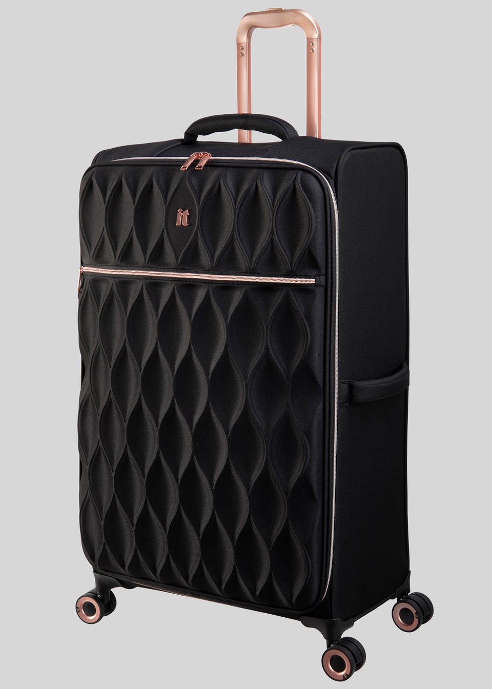IT Luggage Black Enliven Suitcase