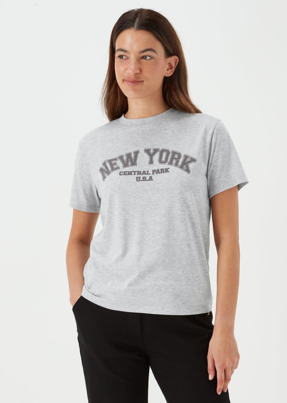 Grey Collegiate T-Shirt