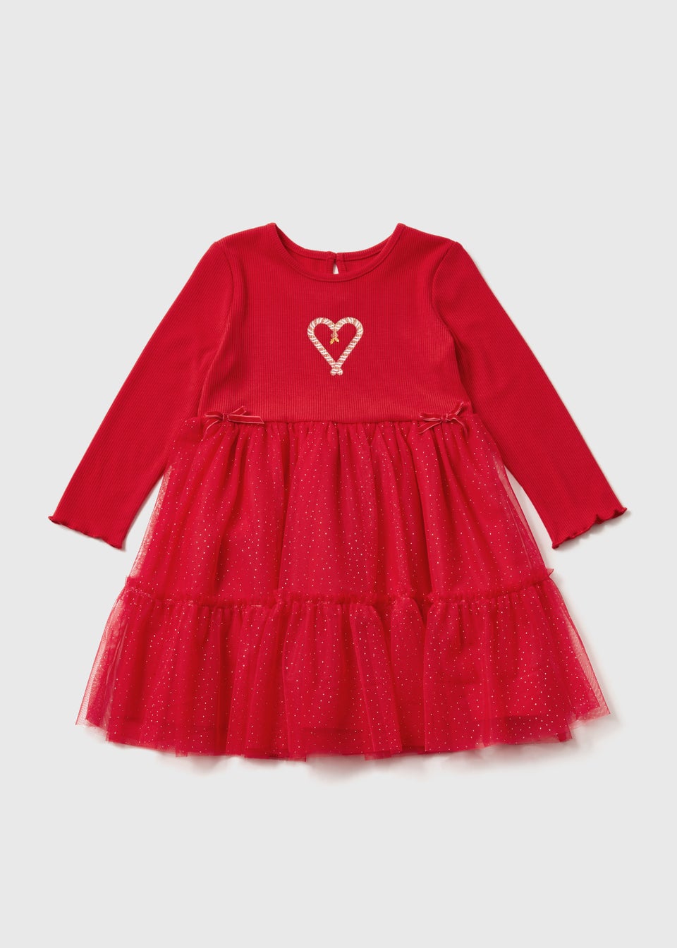 Girls Red Tutu Christmas Dress (9mths-6yrs)