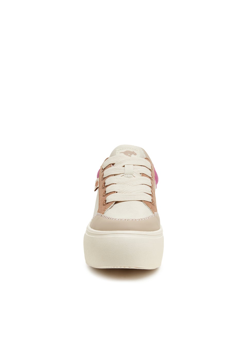 White store plimsolls matalan