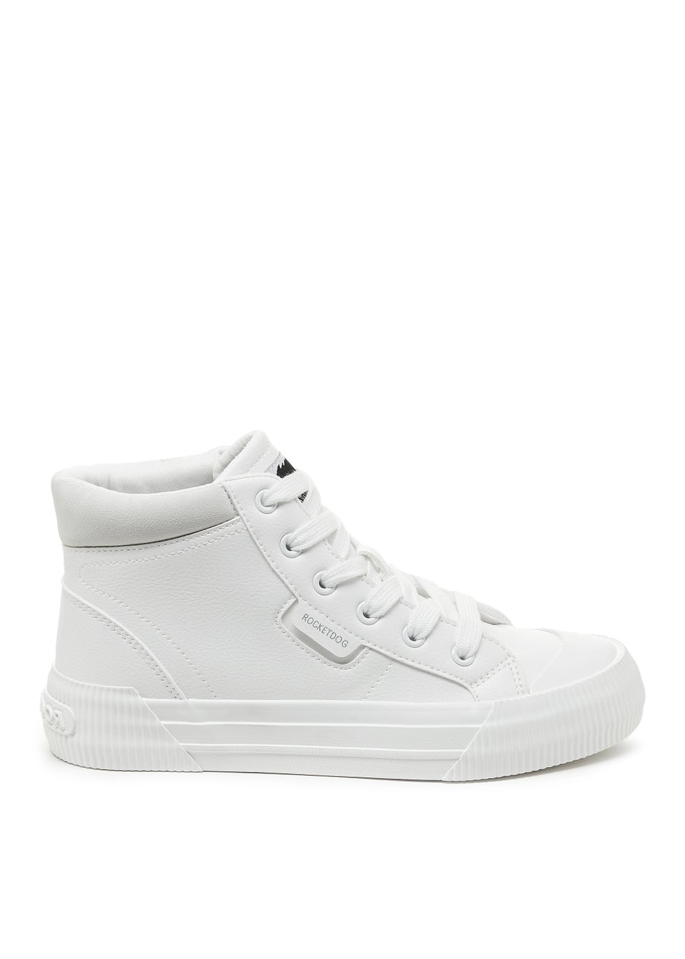 Rocket Dog Cherry White High Top Trainers