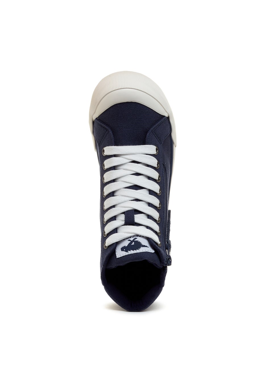 Rocket Dog Jazzin Navy High Top Trainers Matalan