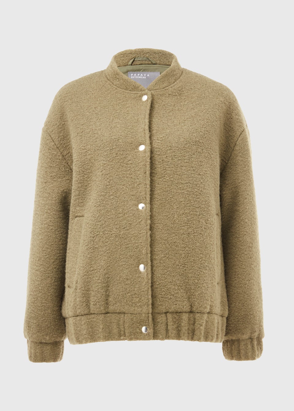Green Boucle Bomber Jacket