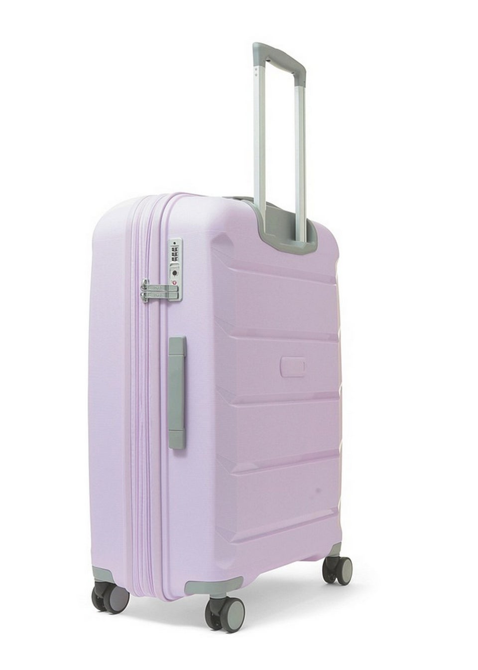 Rock Luggage Tulum Lilac Hard Shell Suitcase - Matalan