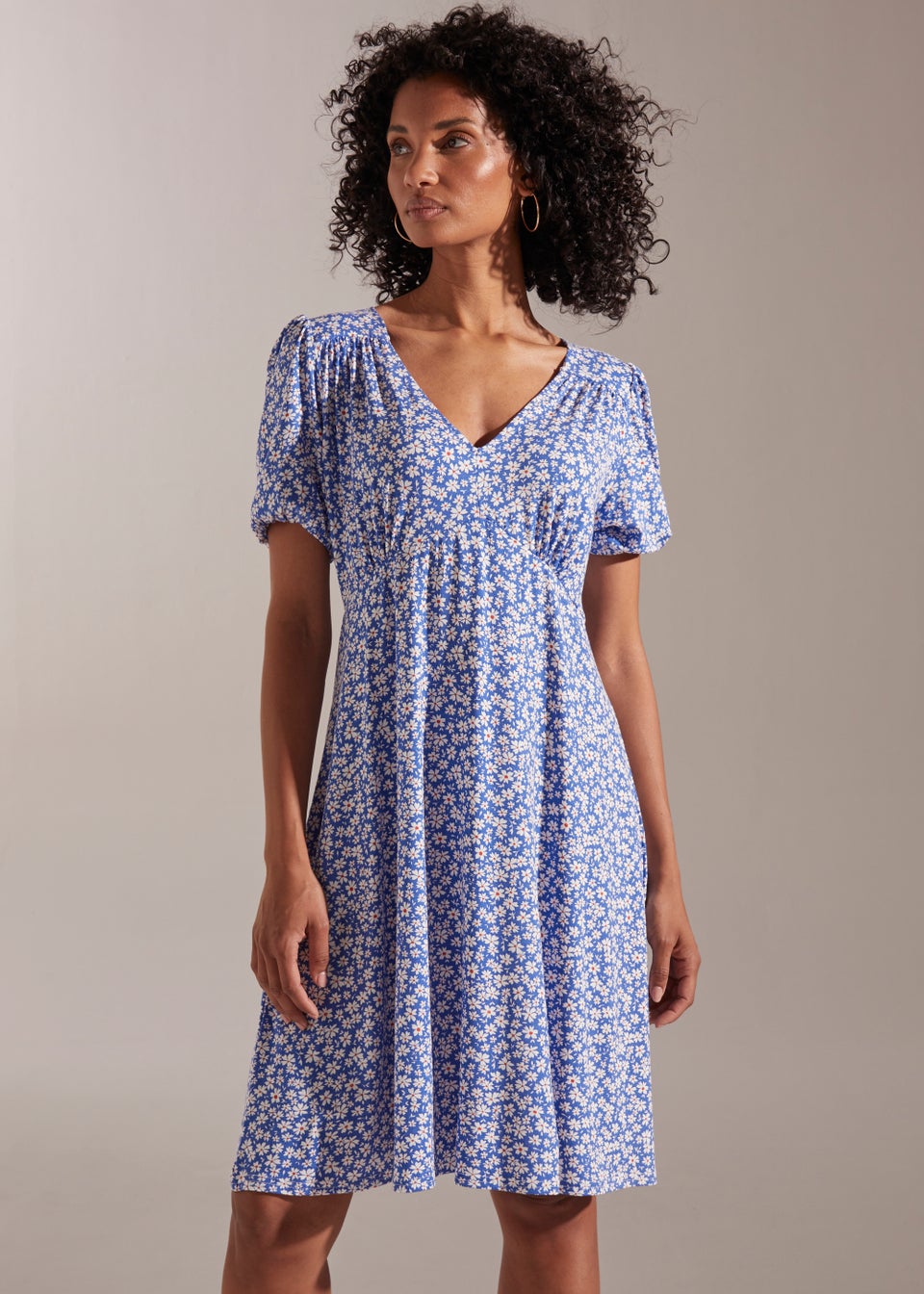 Matalan blue floral dress online