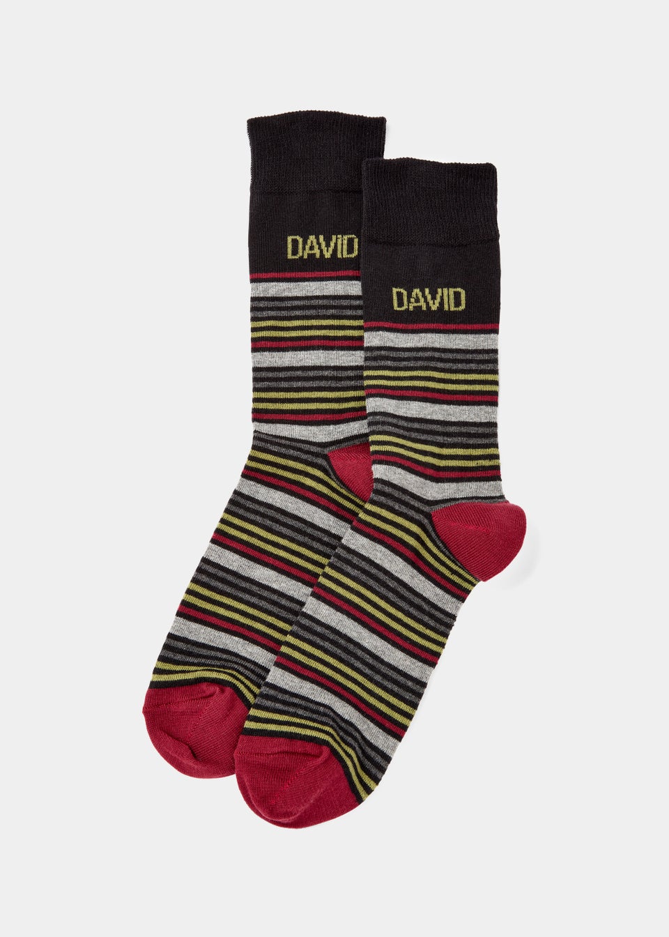 Multicoloured David Name Socks