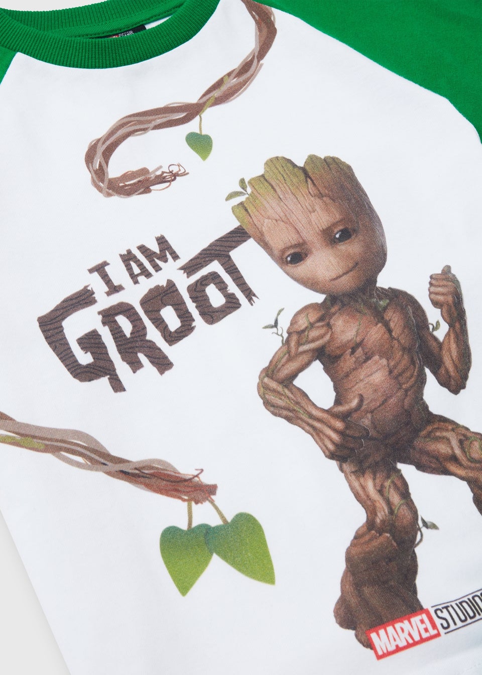 Kids Green Groot Short Pyjama Set (4-10yrs)