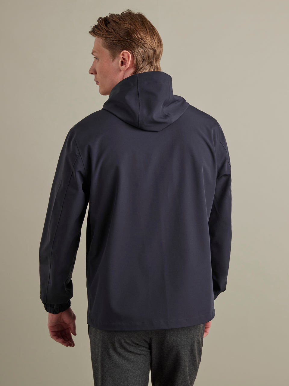 Hooded Shower Jacket Navy