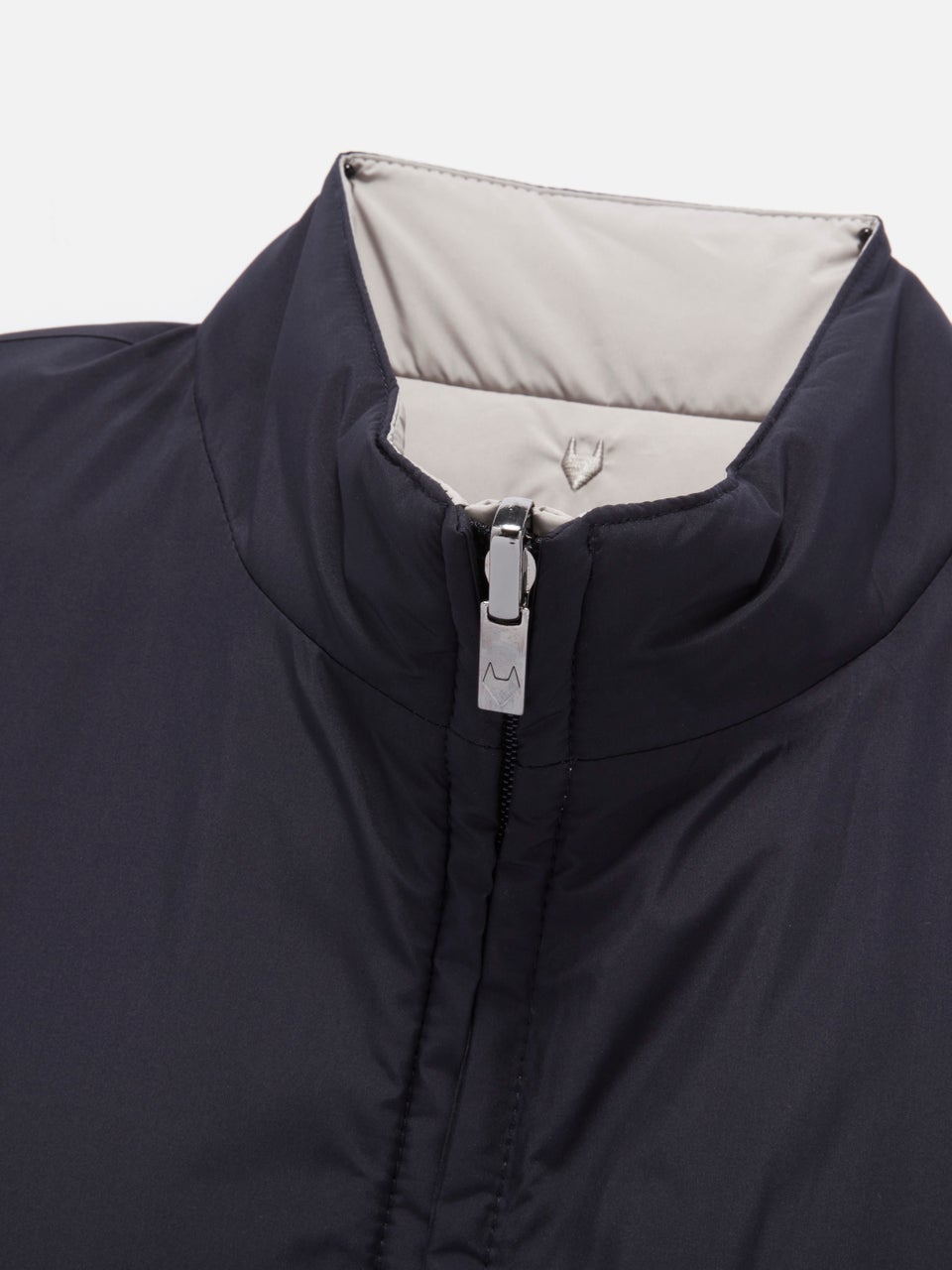 Reversible Gilet Navy/Beige