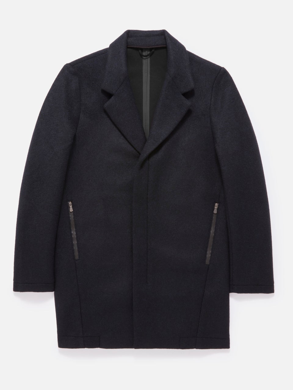 1755 Wool Single Breasted Coat Navy