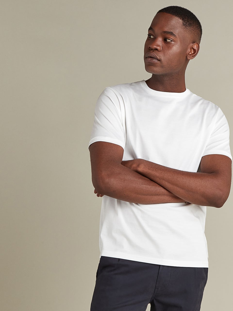 Premium Essential T-shirt White - S