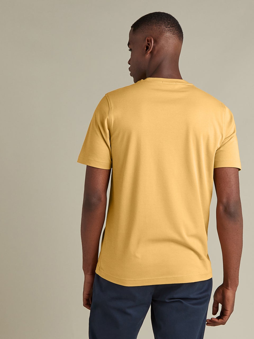 1755 Pima Cotton T-shirt Ochre